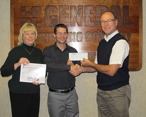 Portage Family Skate Park Shows Appreciation for Work Donated by GEC